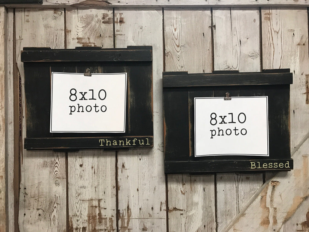 Staggered photo holder Set of 2