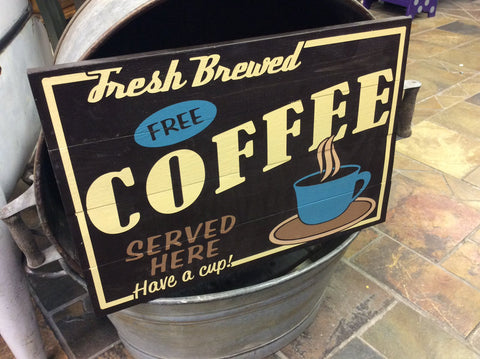 Fresh Brewed Coffee Served Daily