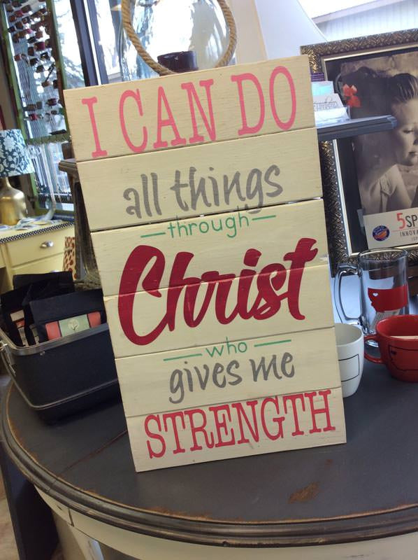 I can do all things thru Christ