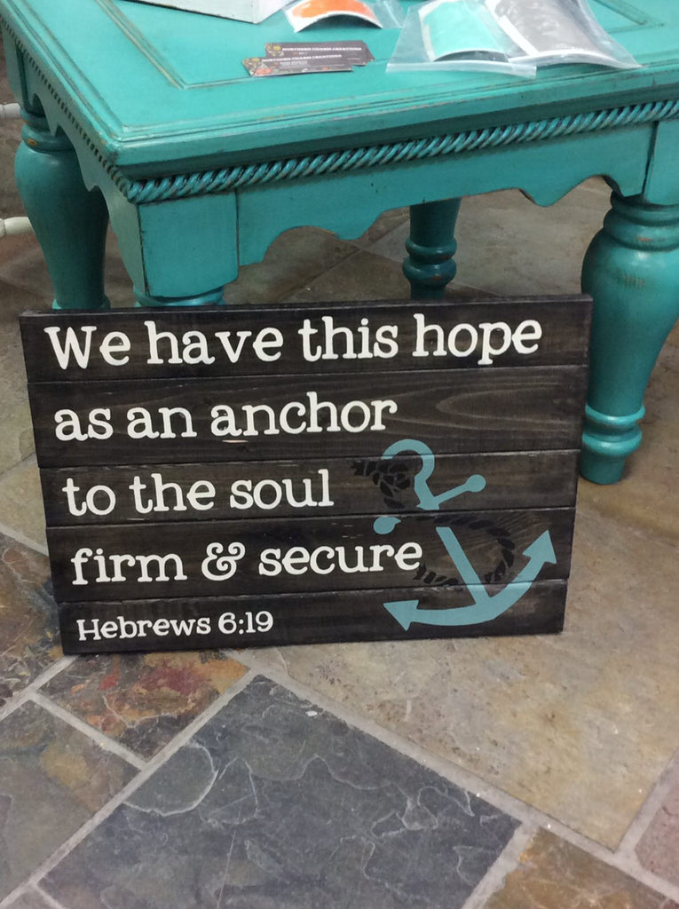 We have this hope as an anchor