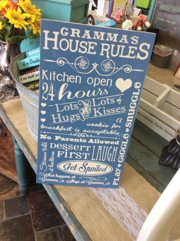 Gramma's House Rules