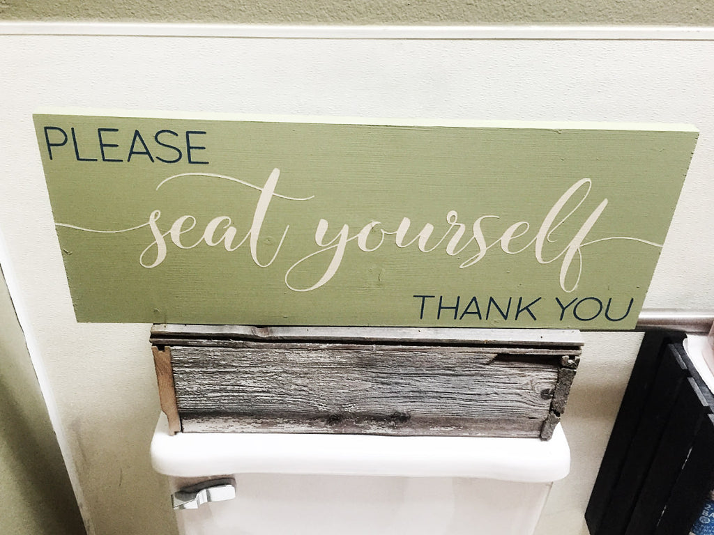 Please Seat Yourself