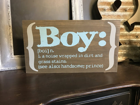 Boy: A noise wrapped in dirt