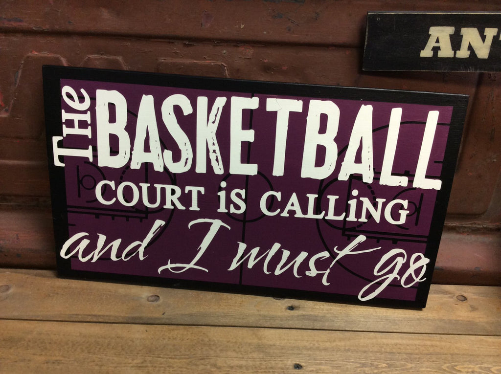 The basketball court is calling and I must go