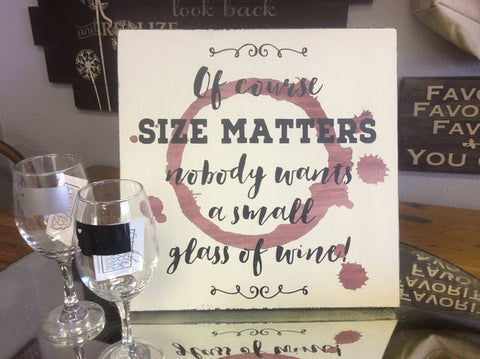 Of course size matters WINE